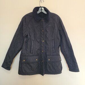 Barbour Quilted Utility Jacket in Deep Blue